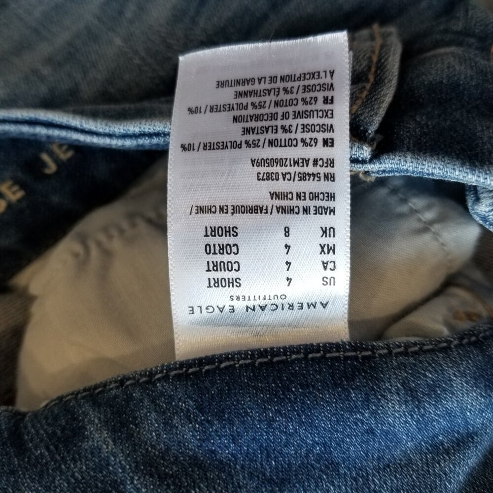 American Eagle Curvy Hi-Rise Jegging Jeans Size 4S - Picture 5 of 10